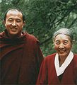 With Dzongsar Khyentse Rinpoche, date unknown