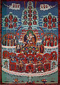 Longchen Nyingtik Lineage Tree by Gonpo Tseten Rinpoche, with depictions of the gurus of his lineage, prior to 1980