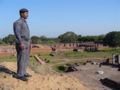 Thumbnail for File:Lecture halls (background) temples foreground, Nalanda University (Small).JPG